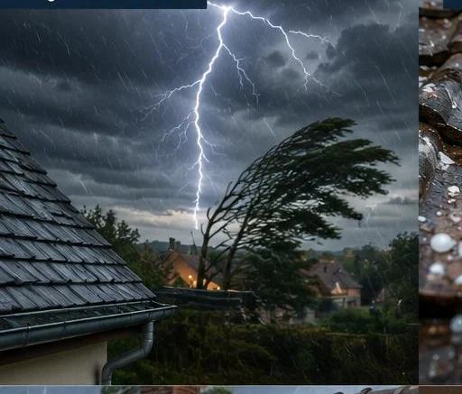 Tempête et vents violents — dégâts de toiture pris en charge par JMC Couverture